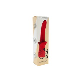 Vibromasseur Rouge Ultra-Souple KISS